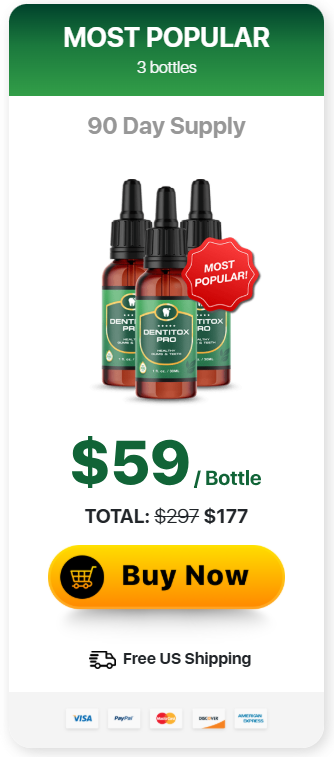 Dentitox Pro ingredients list